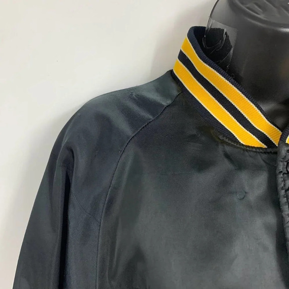 Pla Jac By Dunbrooke Men's Vintage Snap Up Ruger Classic Bomber Jacket Size L - Picture 3 of 10